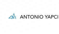 LOGO DE ANTONIO YAPCI AZUL Y NEGRO